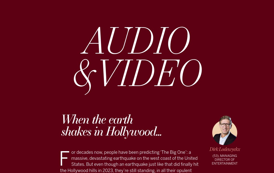 Audio & Video - DPG Media Annual Report 2023